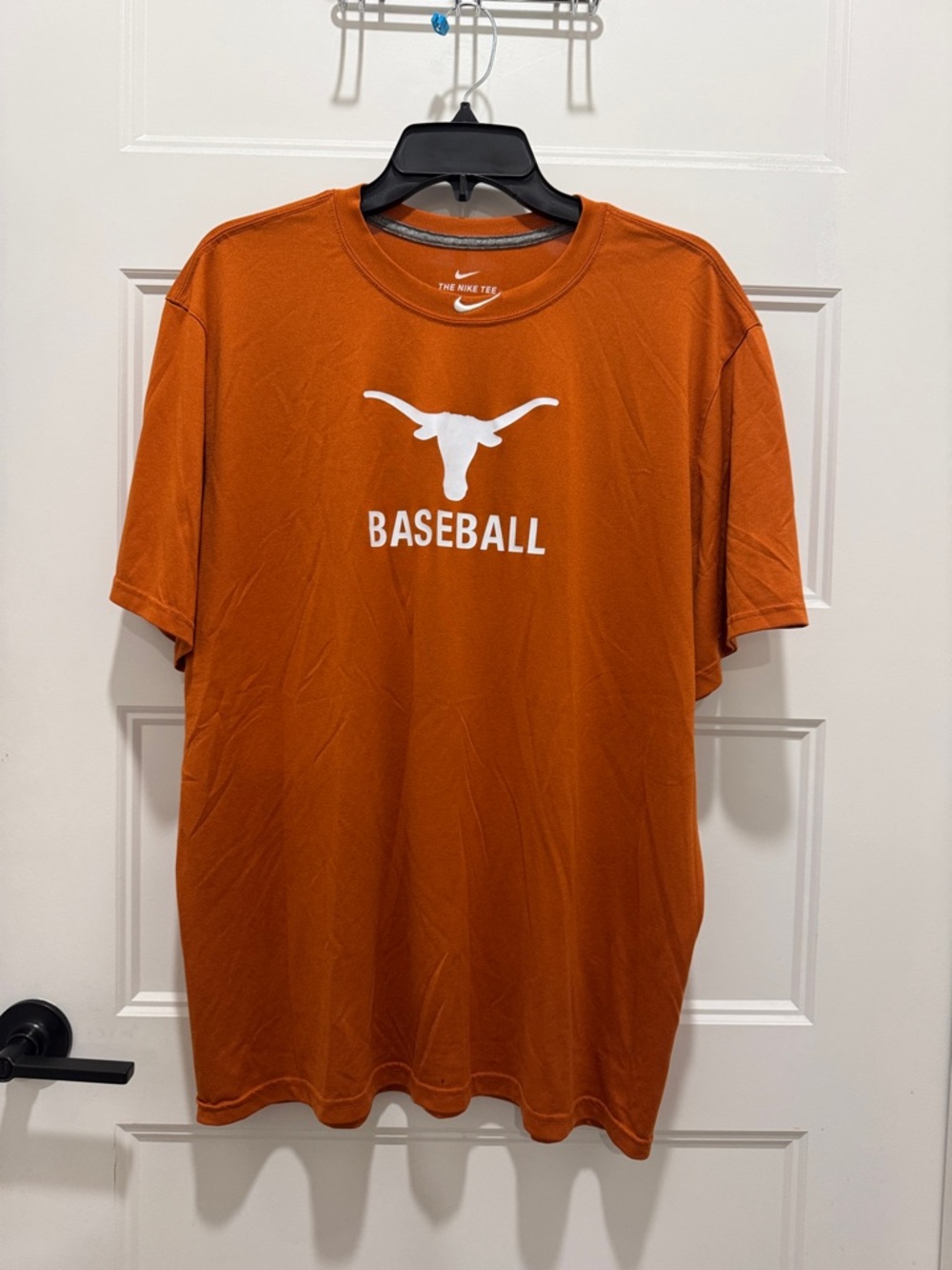 Nike Orange Texas Longhorns Team Issued Baseball Tee